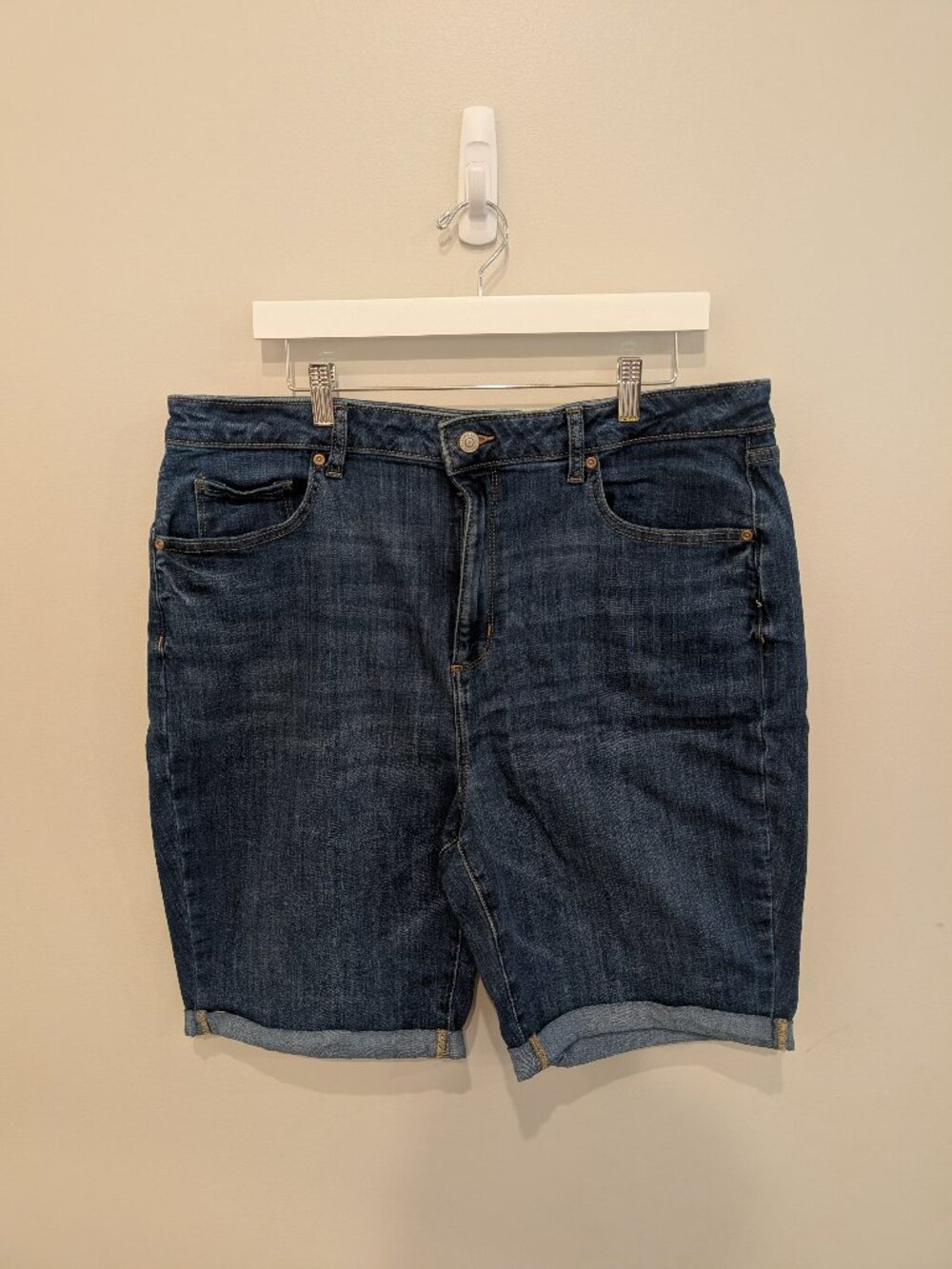 Jean Bermuda Shorts, Sonoma, Size 18W